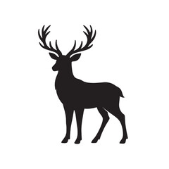 deer silhouette vector