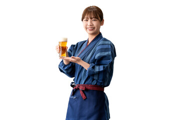 居酒屋・飲食店スタッフの若い女性