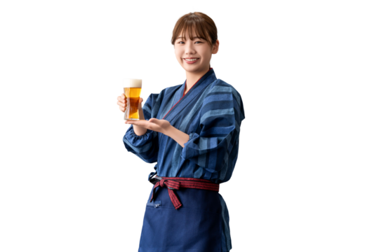 居酒屋・飲食店スタッフの若い女性