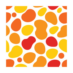 Abstract Geometric Background Pattern with Twelve Elements