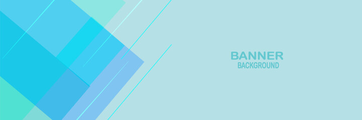 banner background green and shape modern background