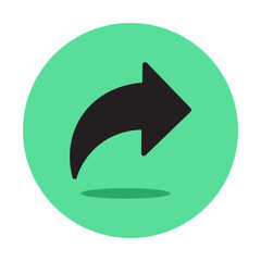 vector arrow icon button