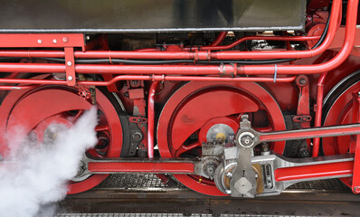 Dampflokomotive des Rasenden Roland auf Rügen 