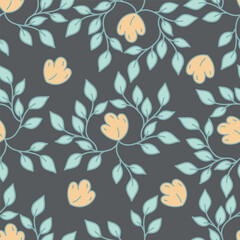vintage floral seamless pattern. Rich with nostalgia and classic elegance, this pattern evokes the charm of a bygone era for print and textile