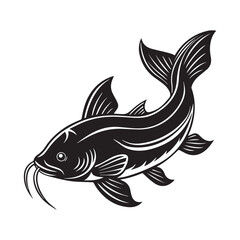 catfish vector illustration