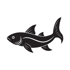 Obraz premium catfish vector illustration