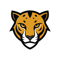 Jaguar Head Mascot Illustration Perfect for Aggressive Sports and Wild Branding