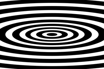 Design of concentric circles on a white background
