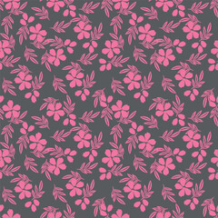 vintage floral seamless pattern. Rich with nostalgia and classic elegance, this pattern evokes the charm of a bygone era for print and textile