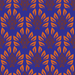 Seamless vector hand drawn pattern of blossoms and fresh branches. Floral contour background for textile or book covers, design, graphic art, printing and hobby, invitation
