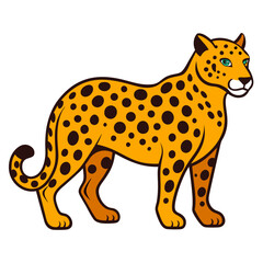 leopard vector illustration