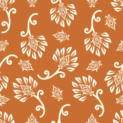 vintage floral seamless pattern. Rich with nostalgia and classic elegance, this pattern evokes the charm of a bygone era for print and textile