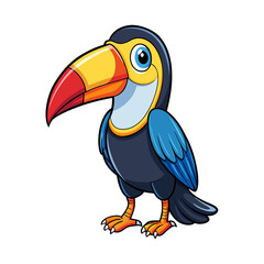 toucan isolated on white