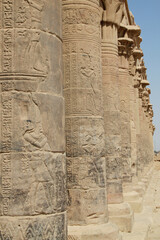 Columns Edfu Temple