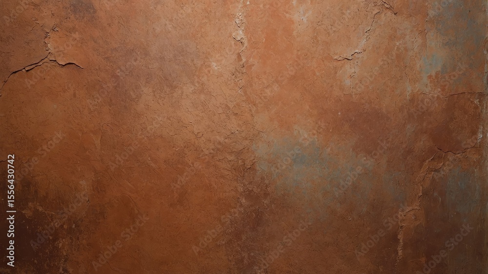 Poster textured wall with rustic brown tones and subtle variations creating a unique surface design in a na