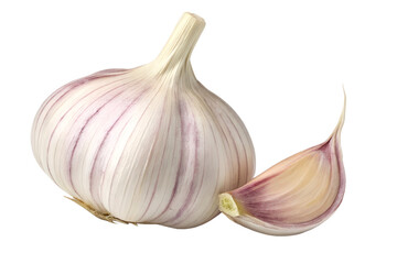 Obraz premium Single Garlic Clove - Aromatic Cooking Ingredient