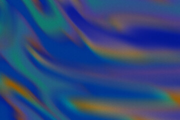 Abstract grainy noise texture background. Pastel styles color gradient smooth design. Vintage aesthetic pastel color template. Iridescent holographic art.