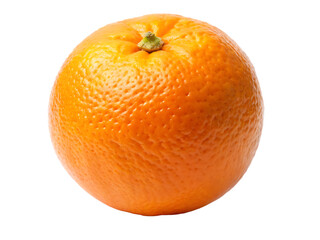 Ripe citrus fruit with bumpy texture isolated on a transparent background orange food, PNG