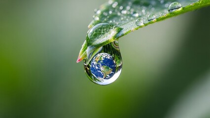 The World Reflected in a Dewdrop