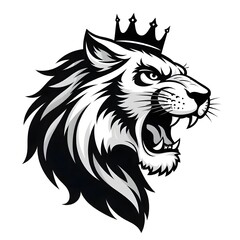 tiger head mascot tatto logo