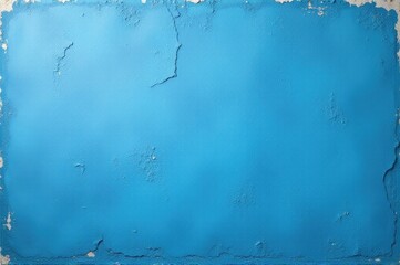 A close-up of a blue wall with peeling paint, suitable for use in scenes about decay or neglect..New Year 2026.