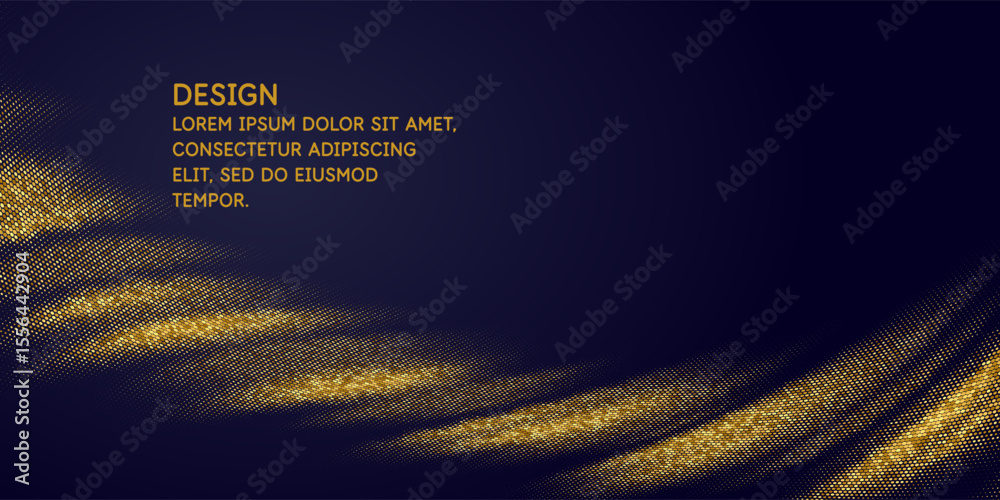 Fototapete beautiful abstract background with colorful particles background. an effective template for placing 