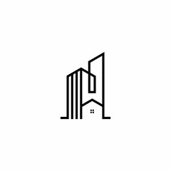 real estate, building, construction logo design abstract 