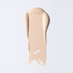 makeup cosmetics textures, foundation\concealer\primer swatch	