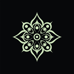 Elegant Indian Mandala Illustration  