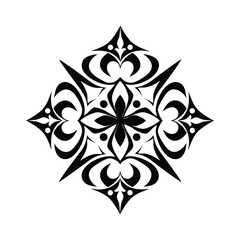 Indian Mandala Symbol Icon  