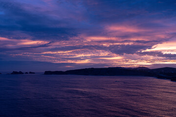 Fototapeta premium Sunrise over the atlantic ocean