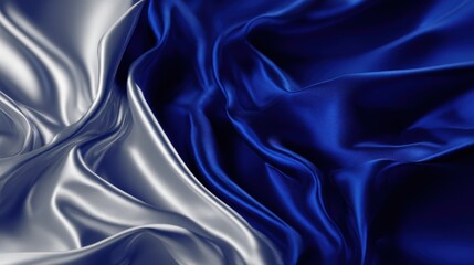 Obraz premium contrast royal blue and silver background