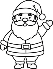 🎅 Santa Colouring Pages – Fun Christmas Craft for Kids & Families!