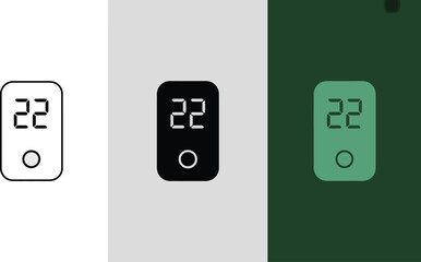 Find the best smart thermostat for your home temperature control and energy efficiency needs today editable stock vector illustration