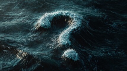 Oceanic Question Mark. Symbolic Representation of Life s Mysteries and Uncertainties