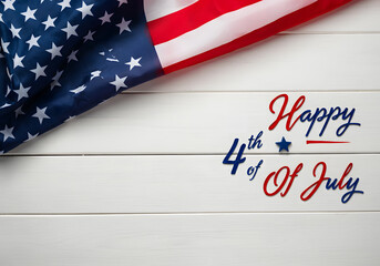 Independence Day with the American flag, a patriotic symbol of freedom, stars, and stripes