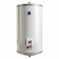 An electric boiler water heater isolated on a white background