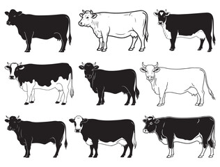 BRAGNUS COW SILHOUETTE