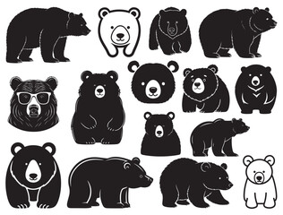 CUTE BEAR SILHOUETTE