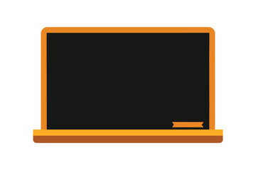 Classroom blackboard vector art illustration