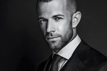  Professional Business Portrait European Man – High-Quality Photoshoot