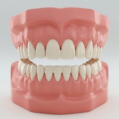 3d design of a human denture