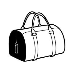 vector illustration of a bag