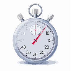 A stopwatch showing an active countdown
