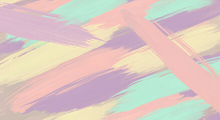 Abstract Pastel Brushstrokes Background