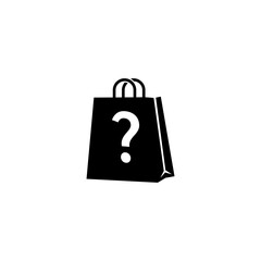 Shopping icon silhouette