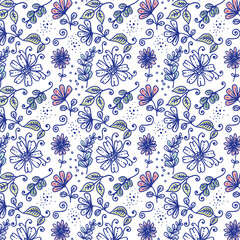 Obraz premium seamless floral pattern