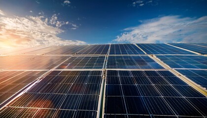 solar panels photovoltaic alternative electricity source concept of sustainable resources