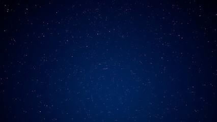 Fototapeta premium Deep Blue Night Sky with Scattered Stars