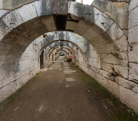 Fototapeta premium Timeless Charm of Izmir Agora Architecture
